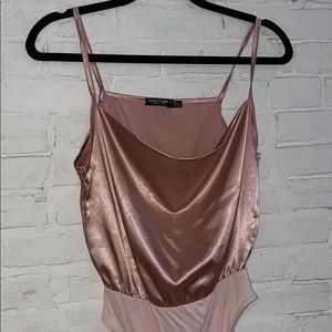 NASTYGAL PINK BODYSUIT